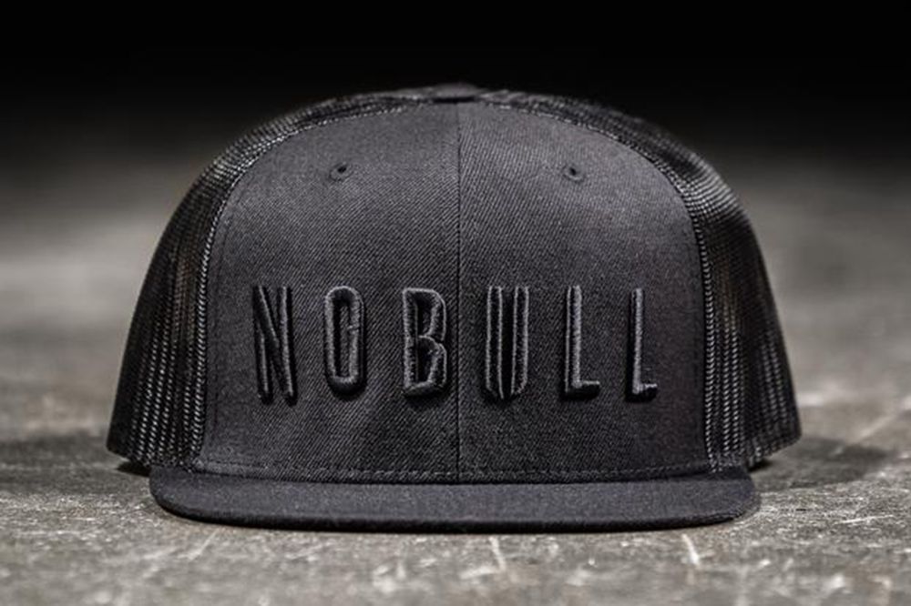 NOBULL Caps - Nobull Flat-Brim Trucker Crne (348712-WSO)